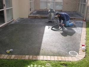 Concrete patio - rough and ugly