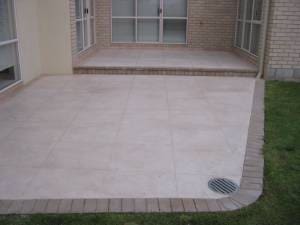Concrete patio - resurfaced with Cretecova