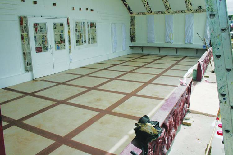 Marae entrance transformed with Cretecova