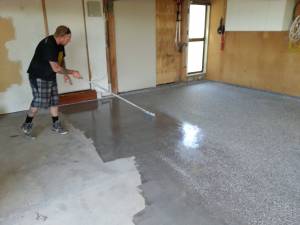 coating/painting old garage floor