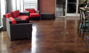 Sparta-Stain - Abstract Dye converted patio-living space