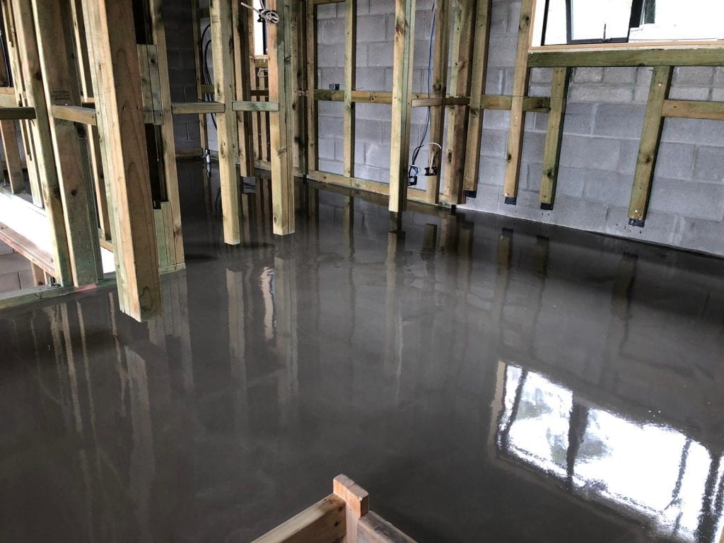 levelling a concrete floor in Auckland