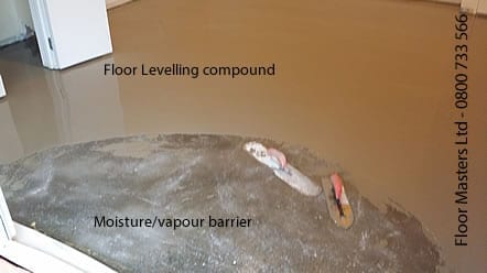 moisture barrier and floor levelling Auckland