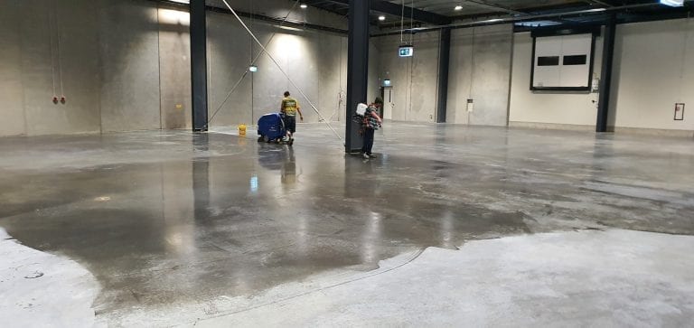 Concrete Densifying - chemical hardening and dustproofing