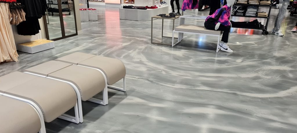 Resin Rustic - Metallic epoxy floor with a difference