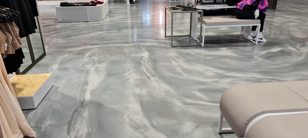 Resin Rustic - Metallic epoxy floor with a difference