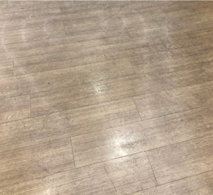 vinyl floor Before Bona Resilient