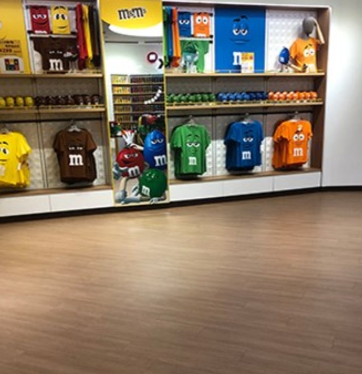 Vinyl floor restored with Bona Resilient