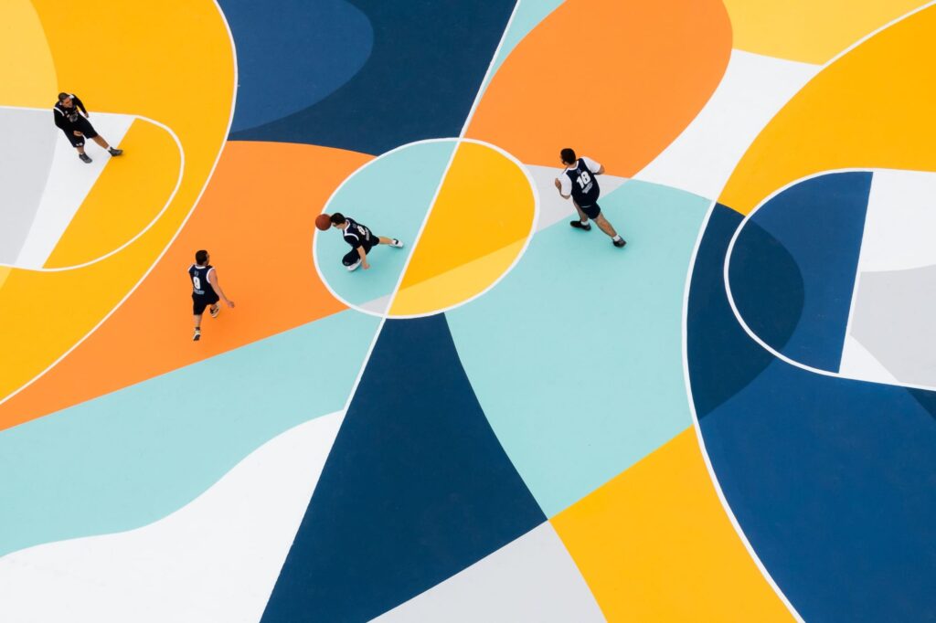 Mapecoat TNS Basketball court